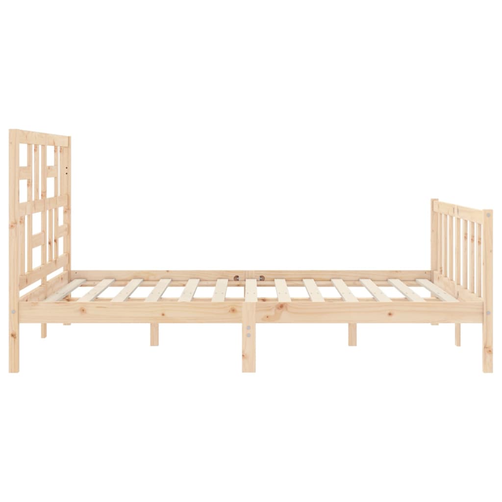 Bedframe zonder matras massief grenenhout 160x200 cm is nu te koop bij PeponiXL, paradijselijk wonen!
