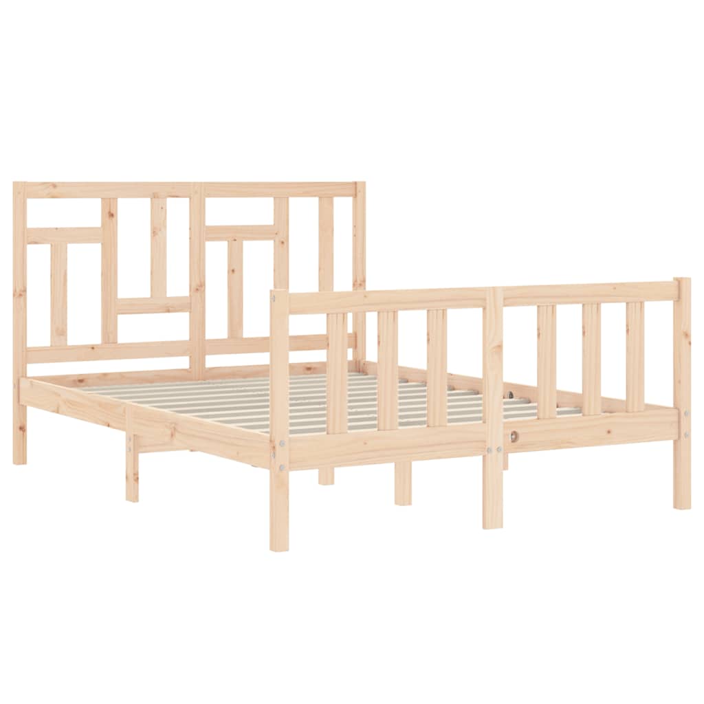 Bedframe zonder matras massief grenenhout 140x200 cm is nu te koop bij PeponiXL, paradijselijk wonen!