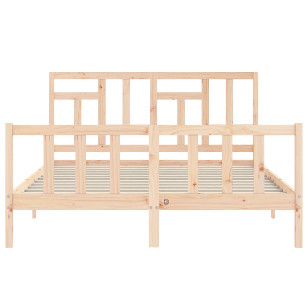Bedframe zonder matras massief grenenhout 160x200 cm is nu te koop bij PeponiXL, paradijselijk wonen!