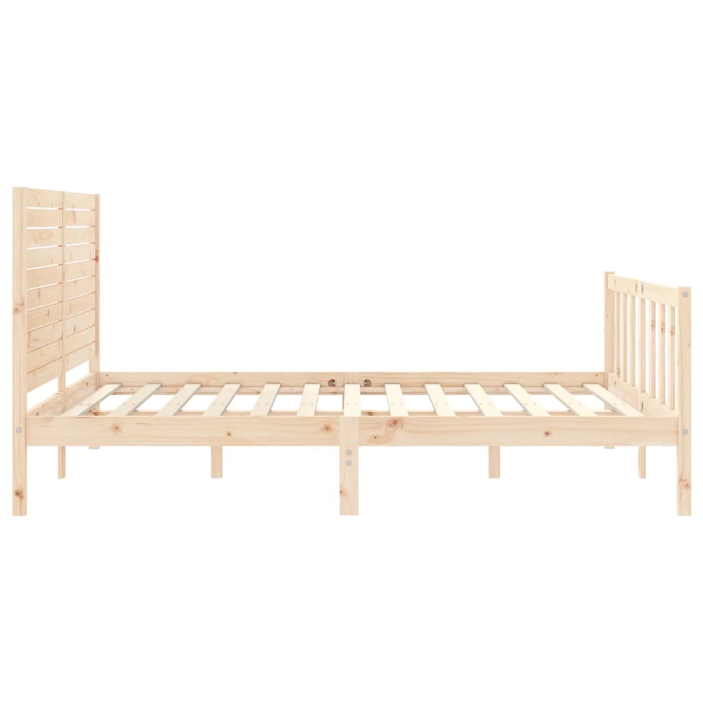 Bedframe zonder matras massief grenenhout 160x200 cm is nu te koop bij PeponiXL, paradijselijk wonen!