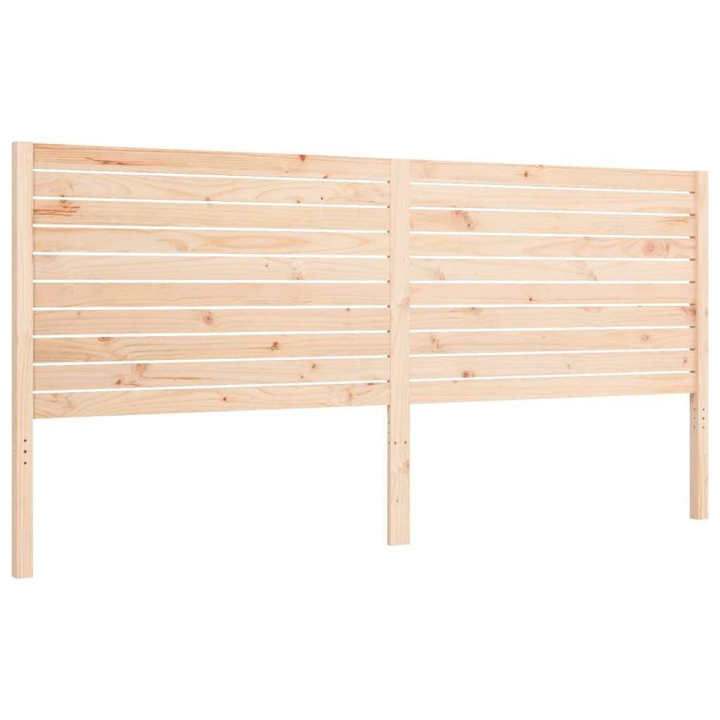 Bedframe met hoofdbord massief hout is nu te koop bij PeponiXL, paradijselijk wonen!