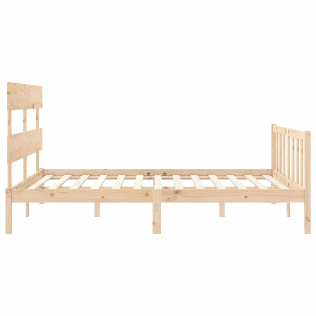 Bedframe zonder matras massief grenenhout 160x200 cm is nu te koop bij PeponiXL, paradijselijk wonen!