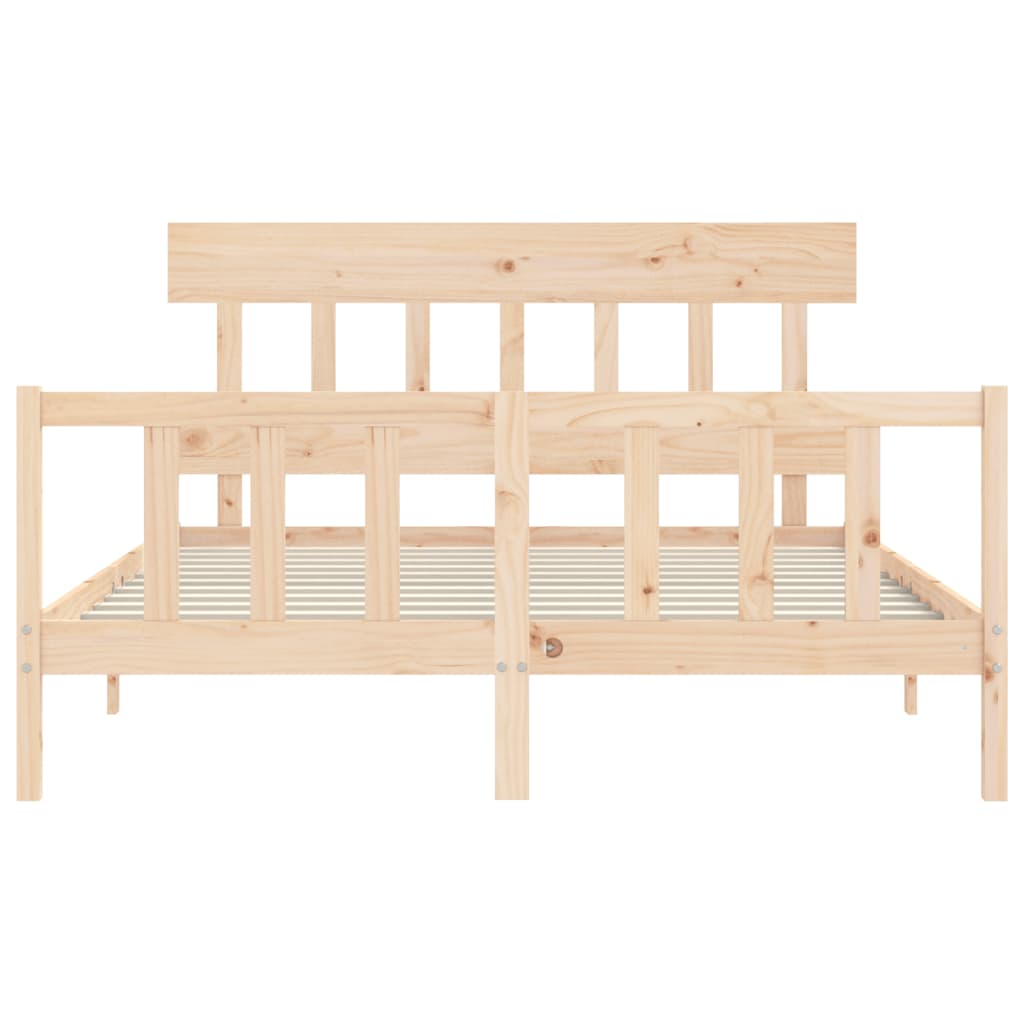 Bedframe zonder matras massief grenenhout 160x200 cm is nu te koop bij PeponiXL, paradijselijk wonen!