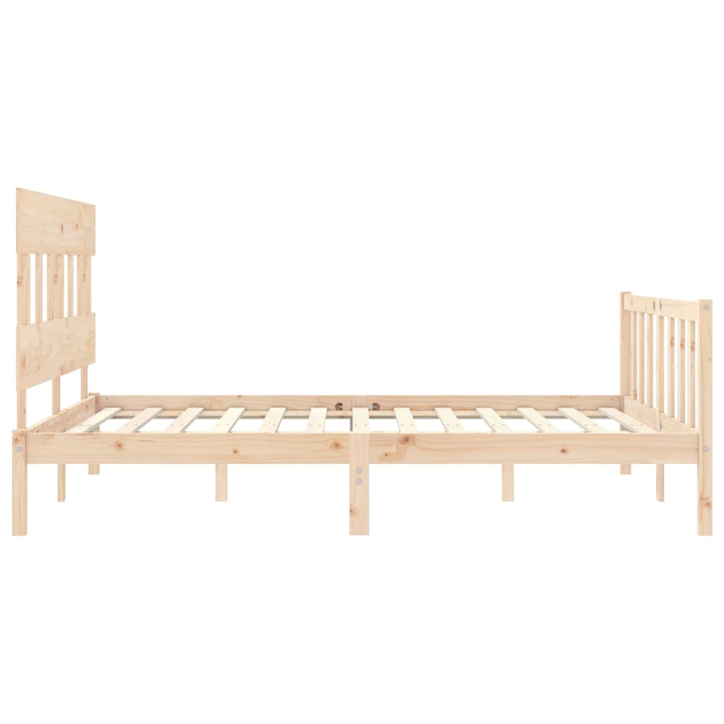 Bedframe zonder matras massief grenenhout 160x200 cm is nu te koop bij PeponiXL, paradijselijk wonen!