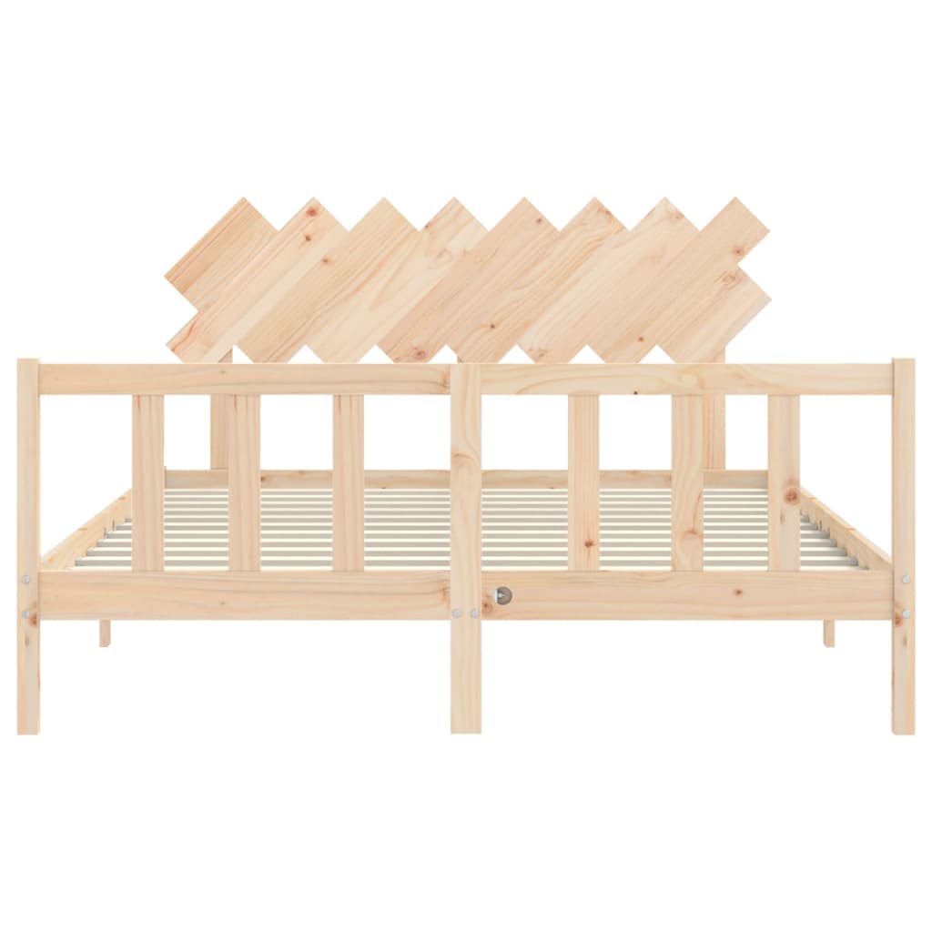 Bedframe zonder matras massief grenenhout 160x200 cm is nu te koop bij PeponiXL, paradijselijk wonen!