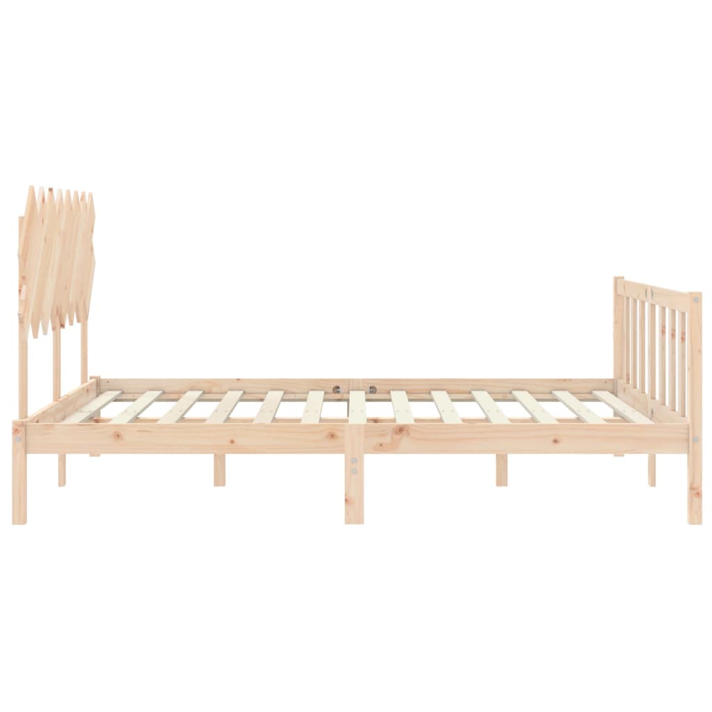 Bedframe zonder matras massief grenenhout 160x200 cm is nu te koop bij PeponiXL, paradijselijk wonen!