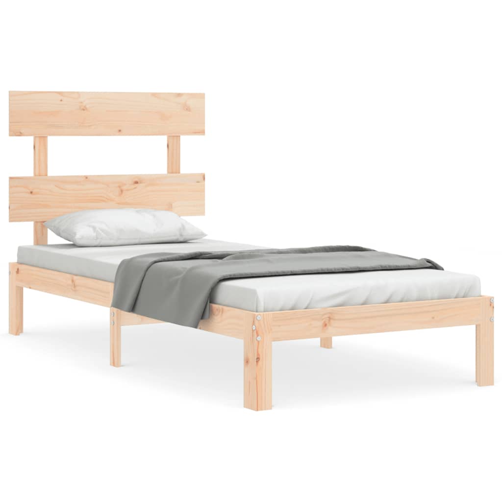 Bedframe zonder matras massief grenenhout 90x200 cm is nu te koop bij PeponiXL, paradijselijk wonen!