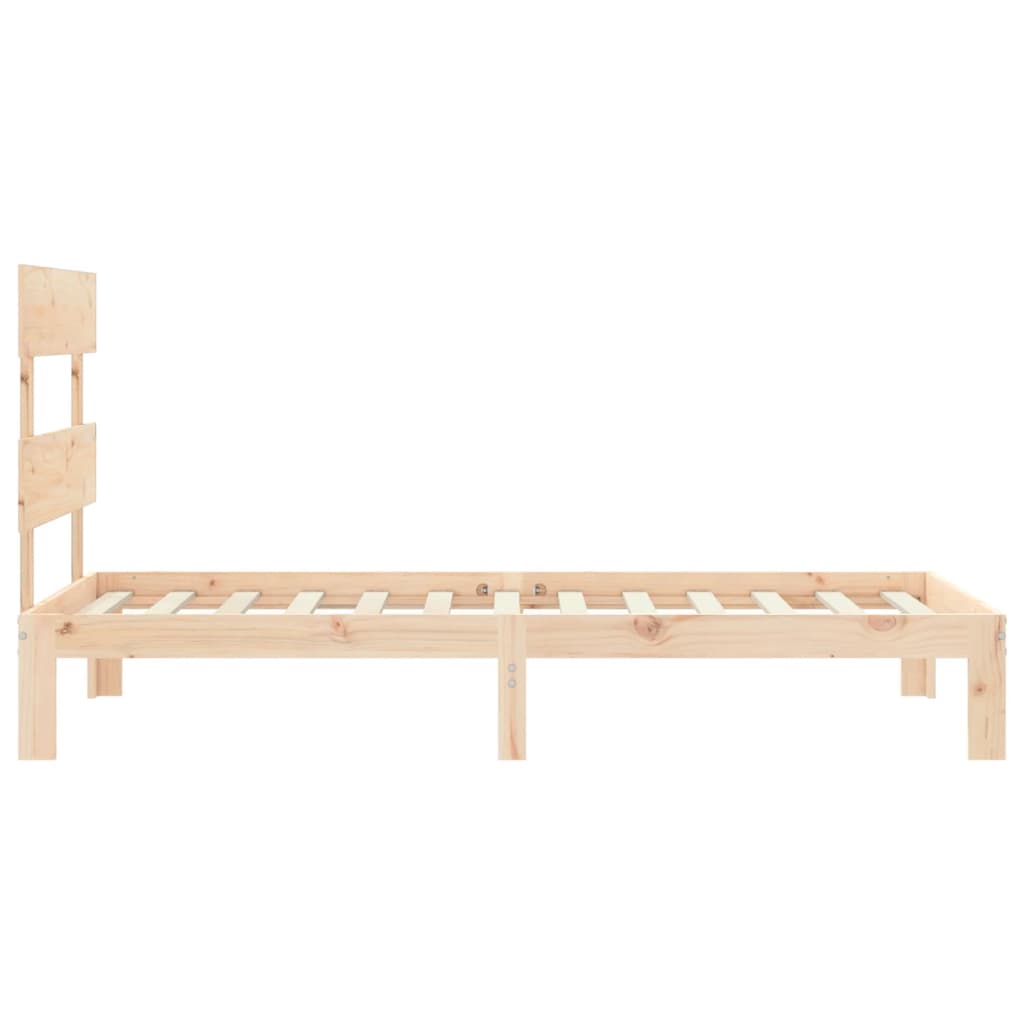 Bedframe zonder matras massief grenenhout 90x200 cm is nu te koop bij PeponiXL, paradijselijk wonen!
