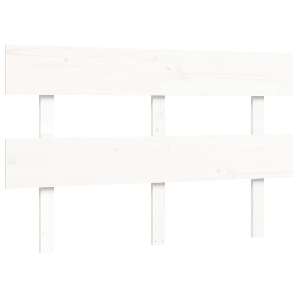 Bedframe zonder matras massief grenenhout wit 120x200 cm is nu te koop bij PeponiXL, paradijselijk wonen!