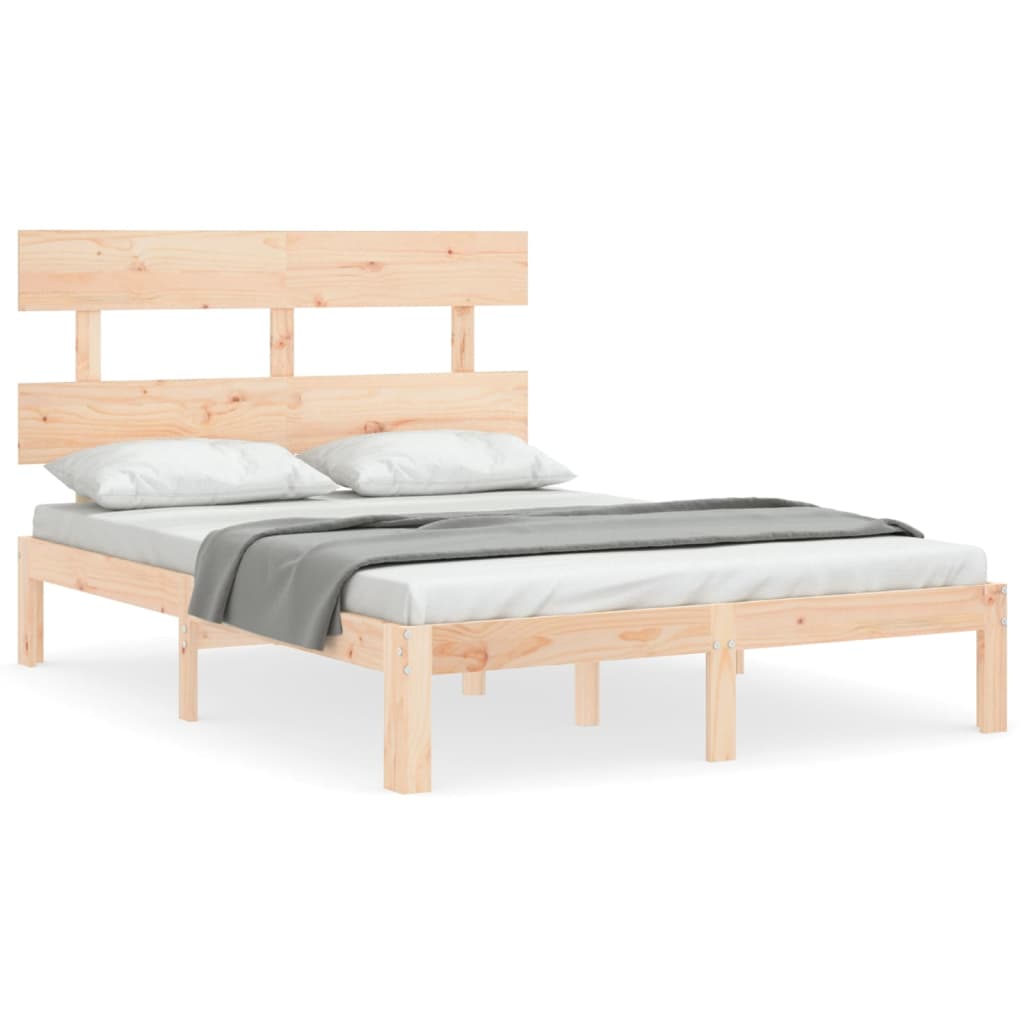 Bedframe zonder matras massief grenenhout 140x200 cm is nu te koop bij PeponiXL, paradijselijk wonen!