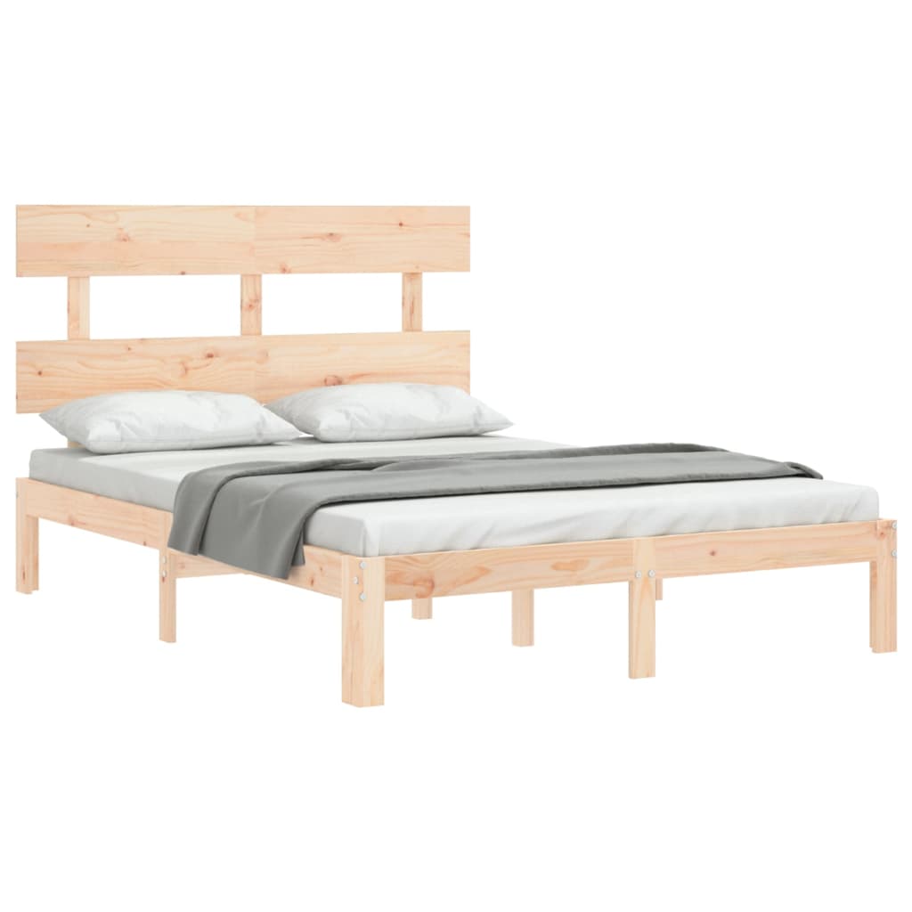 Bedframe zonder matras massief grenenhout 140x200 cm is nu te koop bij PeponiXL, paradijselijk wonen!