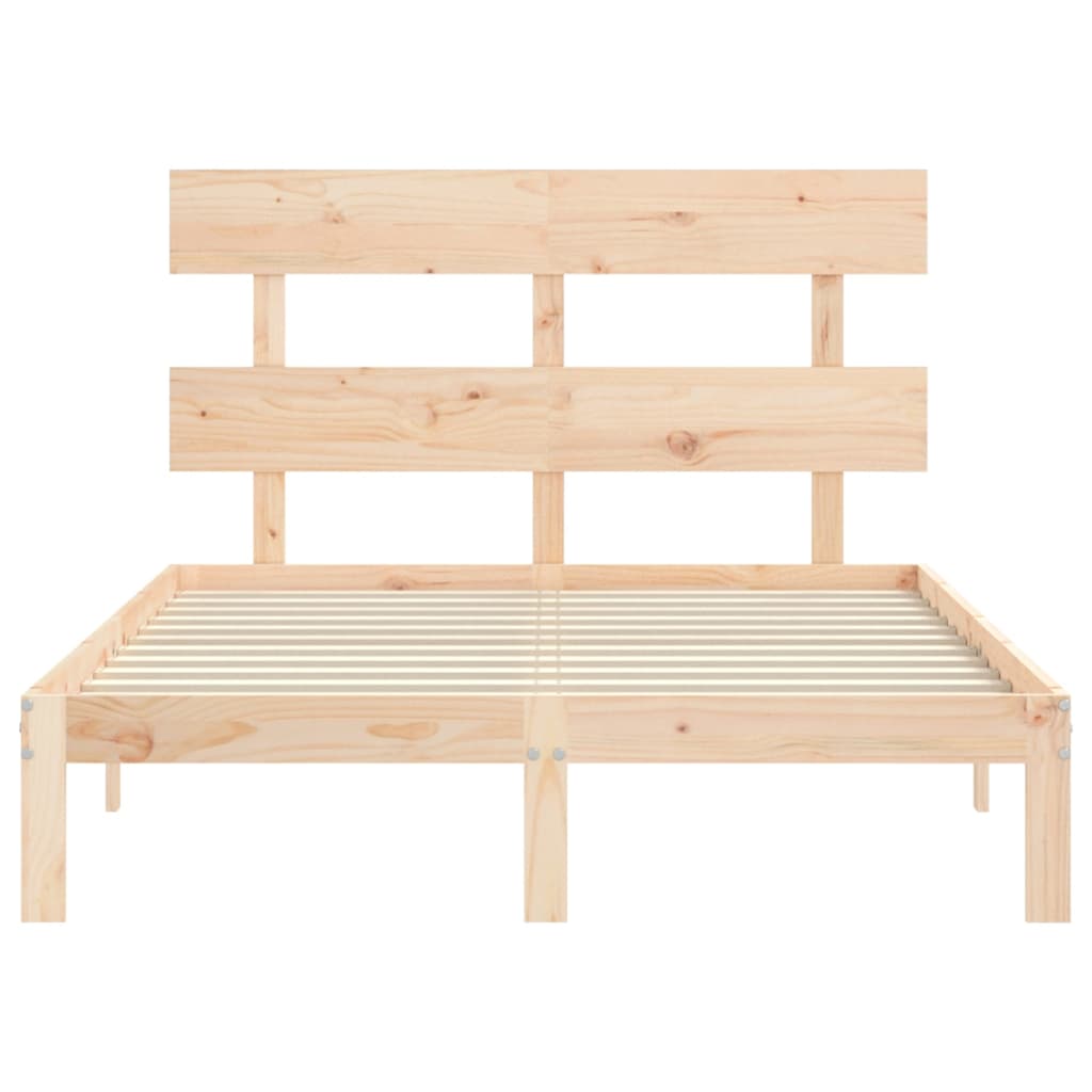 Bedframe zonder matras massief grenenhout 140x200 cm is nu te koop bij PeponiXL, paradijselijk wonen!