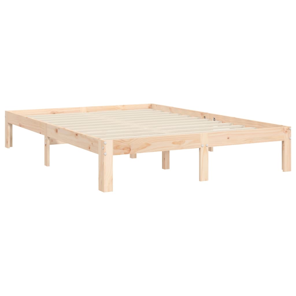 Bedframe zonder matras massief grenenhout 140x200 cm is nu te koop bij PeponiXL, paradijselijk wonen!