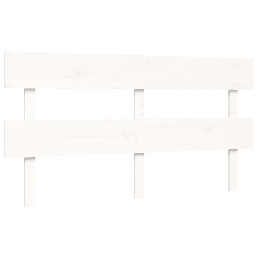 Bedframe zonder matras massief grenenhout wit 160x200 cm is nu te koop bij PeponiXL, paradijselijk wonen!