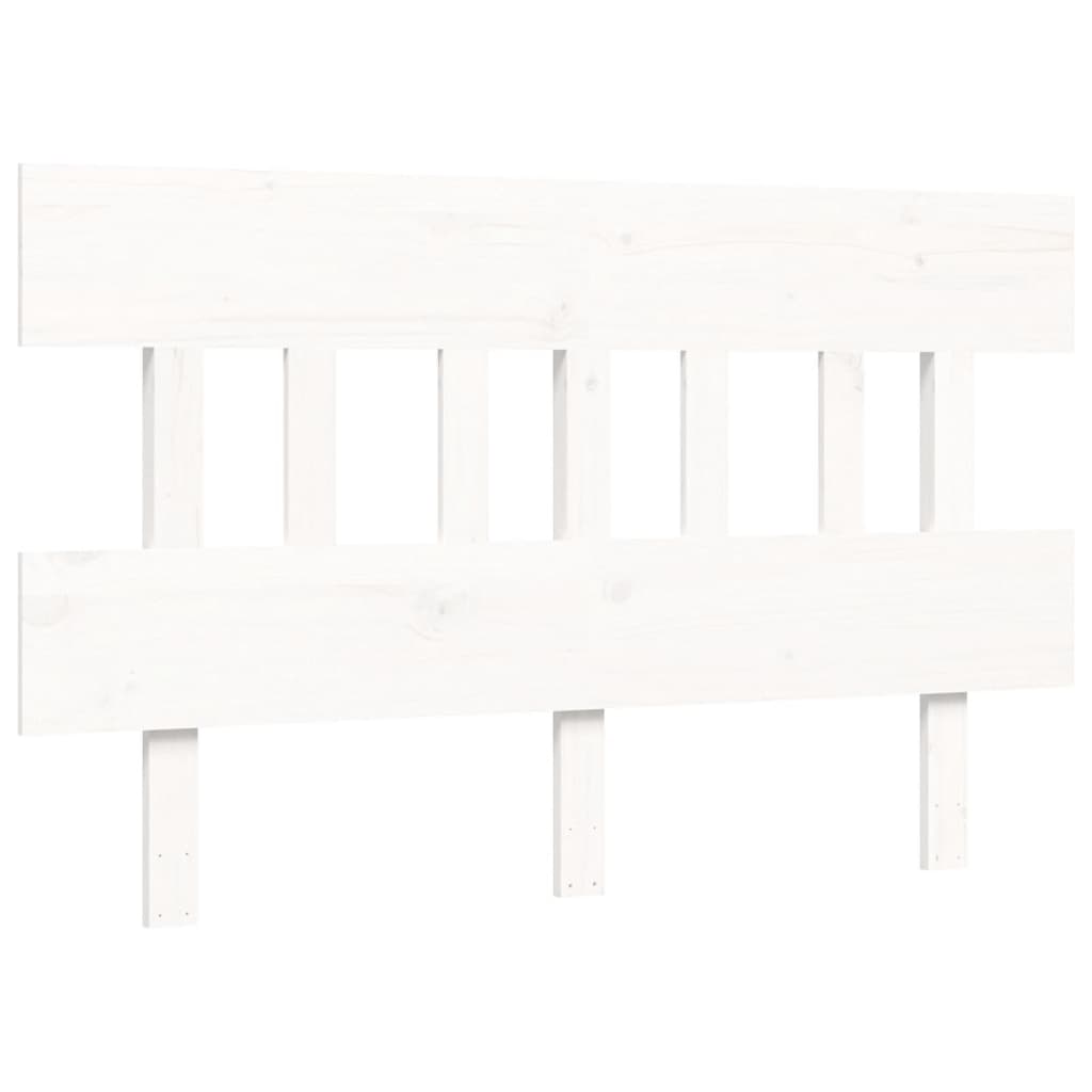 Bedframe zonder matras massief grenenhout wit 140x190 cm is nu te koop bij PeponiXL, paradijselijk wonen!
