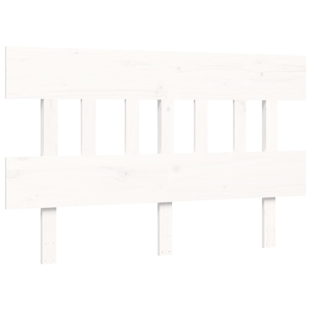 Bedframe zonder matras massief grenenhout wit 120x200 cm is nu te koop bij PeponiXL, paradijselijk wonen!