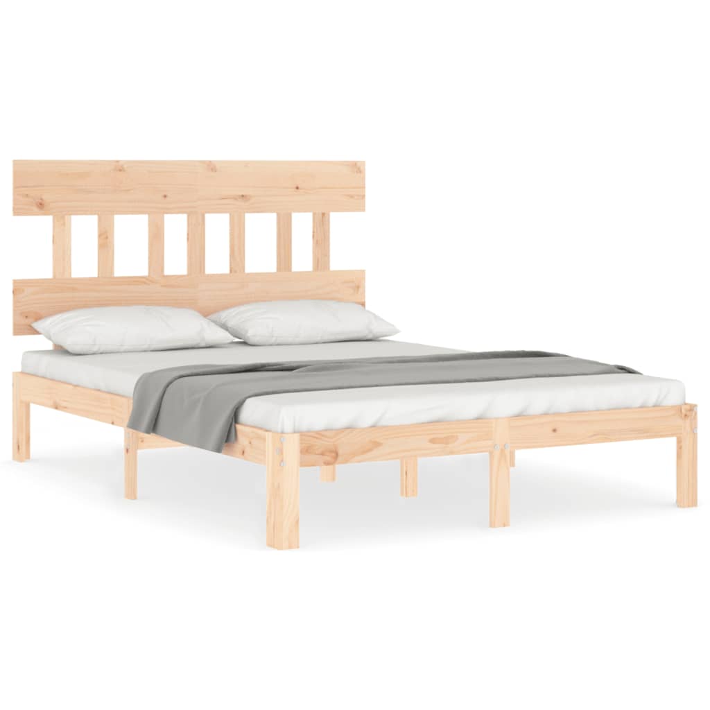 Bedframe zonder matras massief grenenhout 140x200 cm is nu te koop bij PeponiXL, paradijselijk wonen!