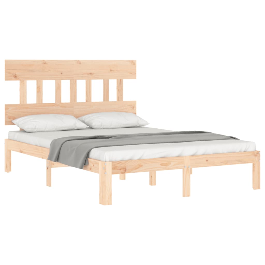 Bedframe zonder matras massief grenenhout 140x200 cm is nu te koop bij PeponiXL, paradijselijk wonen!