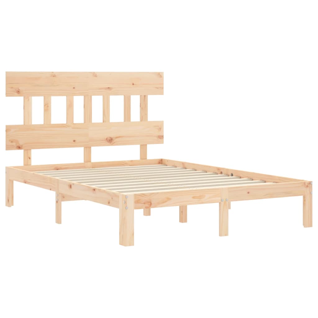 Bedframe zonder matras massief grenenhout 140x200 cm is nu te koop bij PeponiXL, paradijselijk wonen!