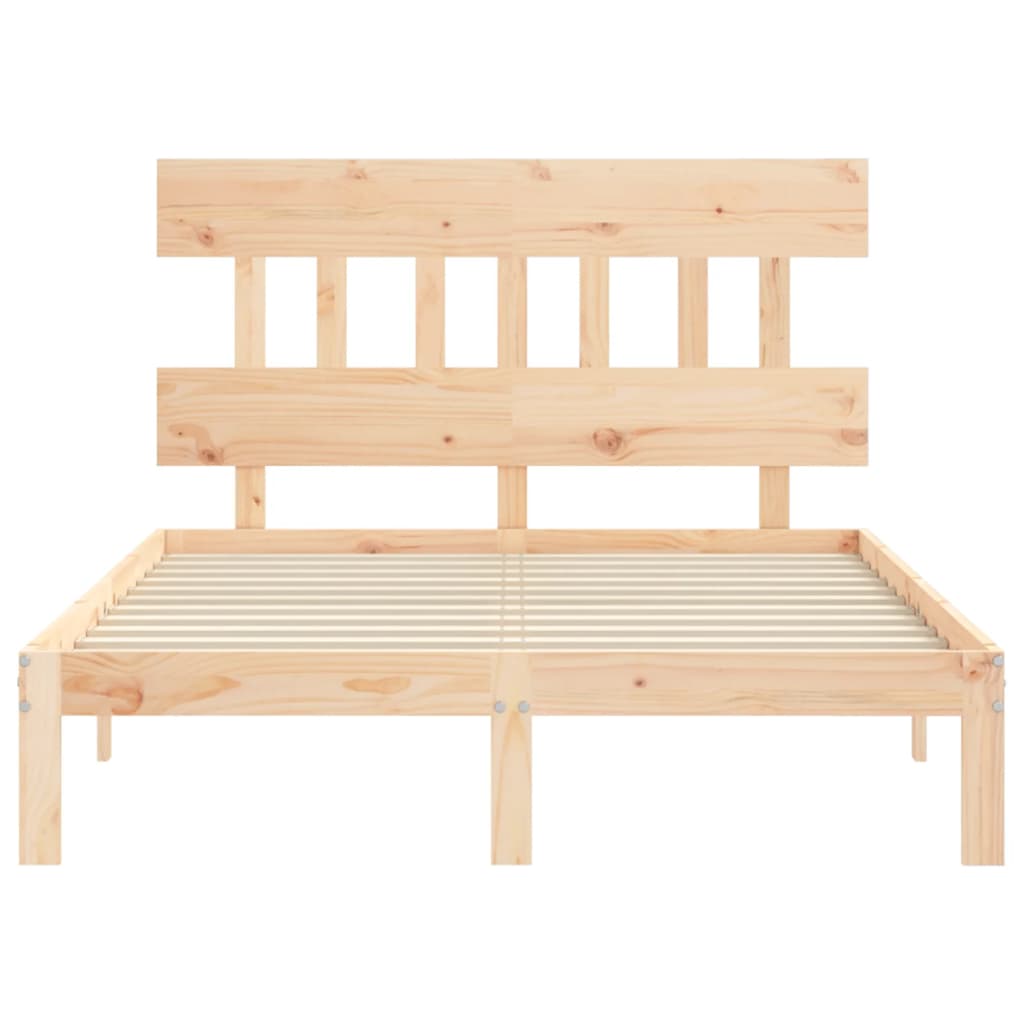 Bedframe zonder matras massief grenenhout 140x200 cm is nu te koop bij PeponiXL, paradijselijk wonen!