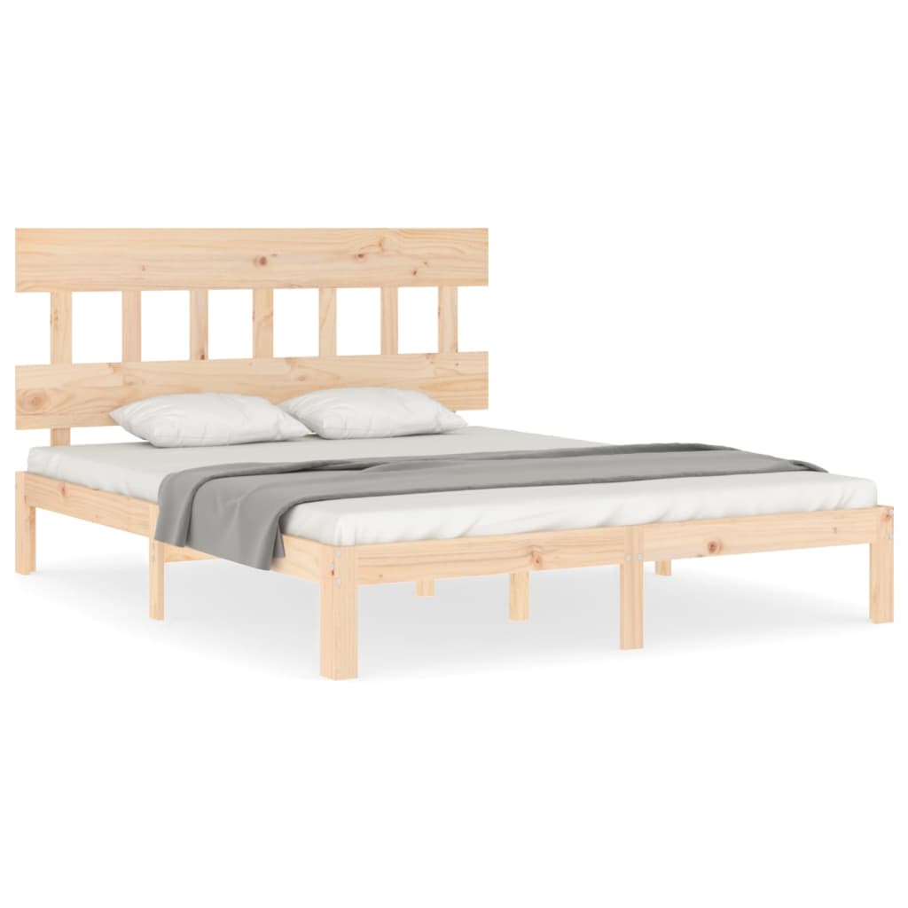 Bedframe zonder matras massief grenenhout 160x200 cm is nu te koop bij PeponiXL, paradijselijk wonen!
