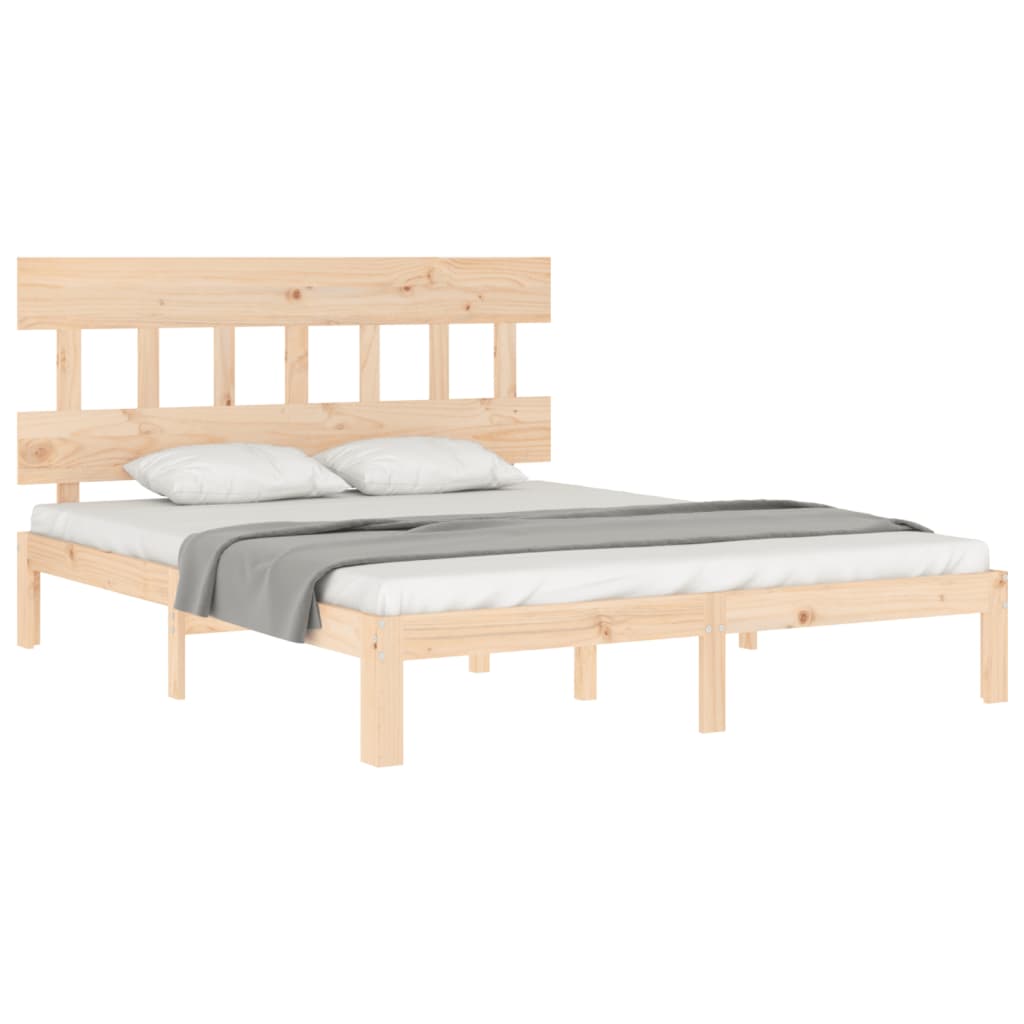 Bedframe zonder matras massief grenenhout 160x200 cm is nu te koop bij PeponiXL, paradijselijk wonen!
