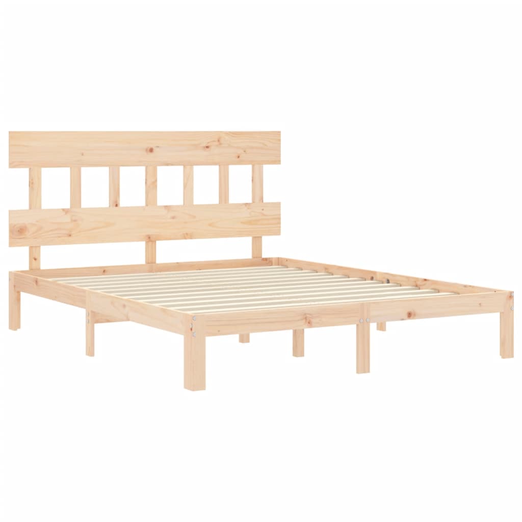 Bedframe zonder matras massief grenenhout 160x200 cm is nu te koop bij PeponiXL, paradijselijk wonen!