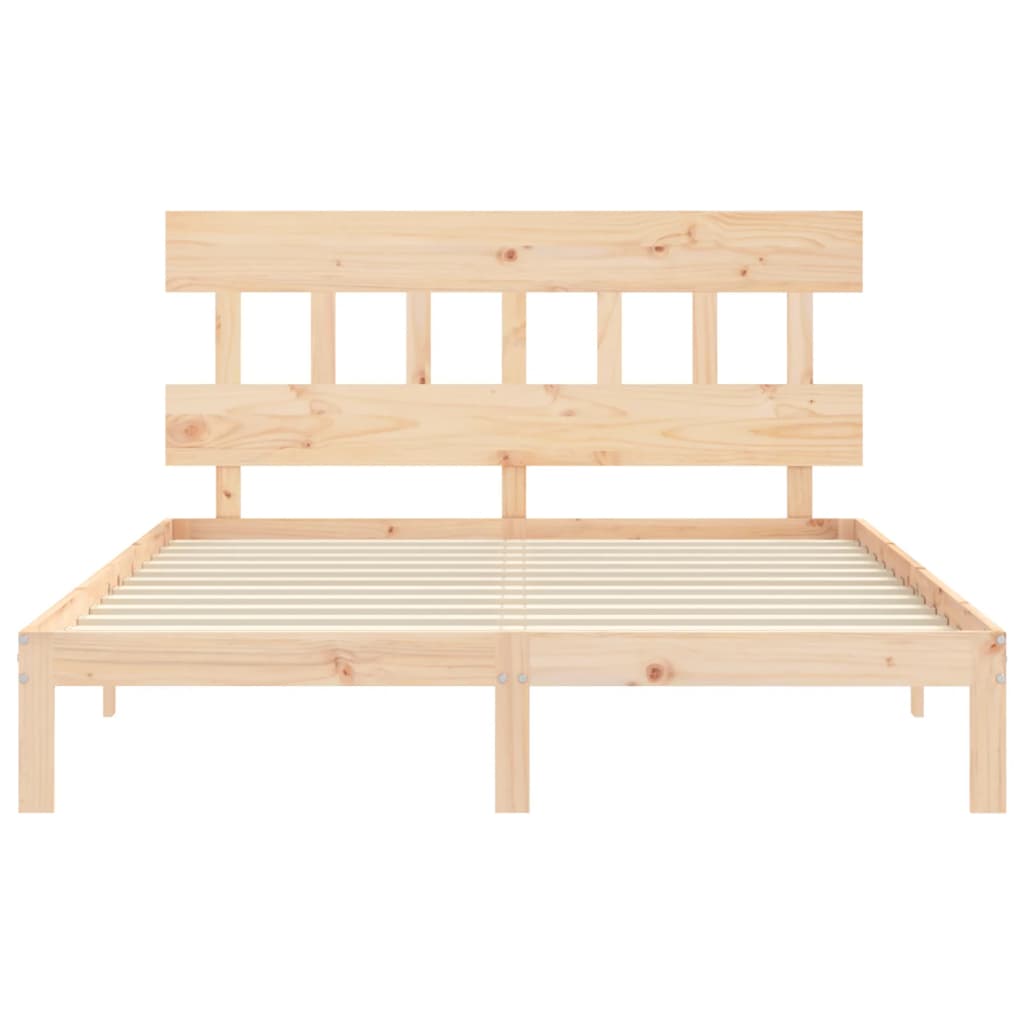 Bedframe zonder matras massief grenenhout 160x200 cm is nu te koop bij PeponiXL, paradijselijk wonen!