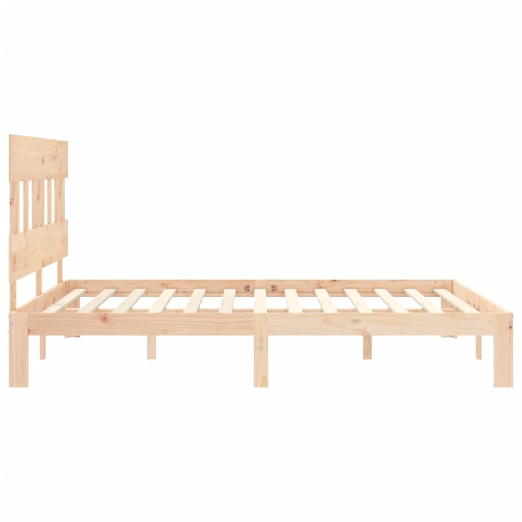 Bedframe zonder matras massief grenenhout 160x200 cm is nu te koop bij PeponiXL, paradijselijk wonen!