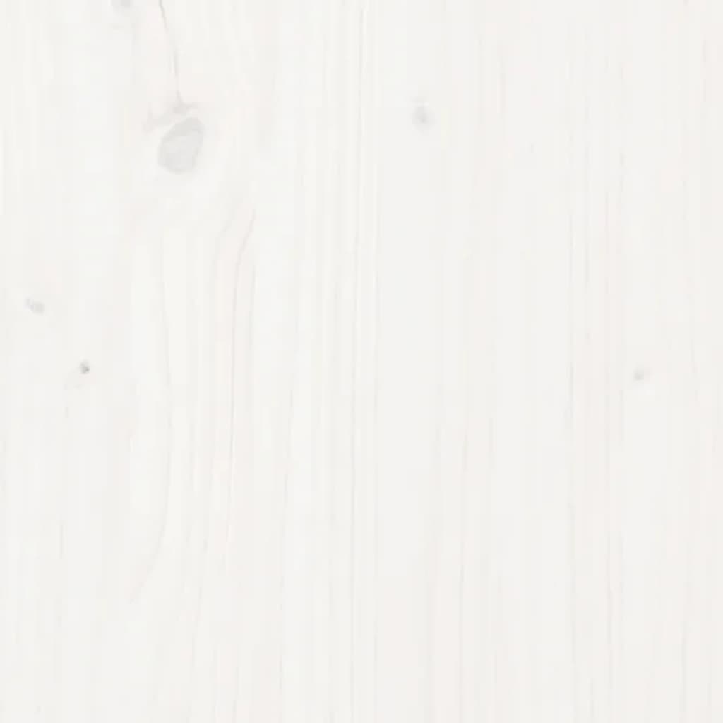 Bedframe zonder matras massief grenenhout wit 160x200 cm is nu te koop bij PeponiXL, paradijselijk wonen!