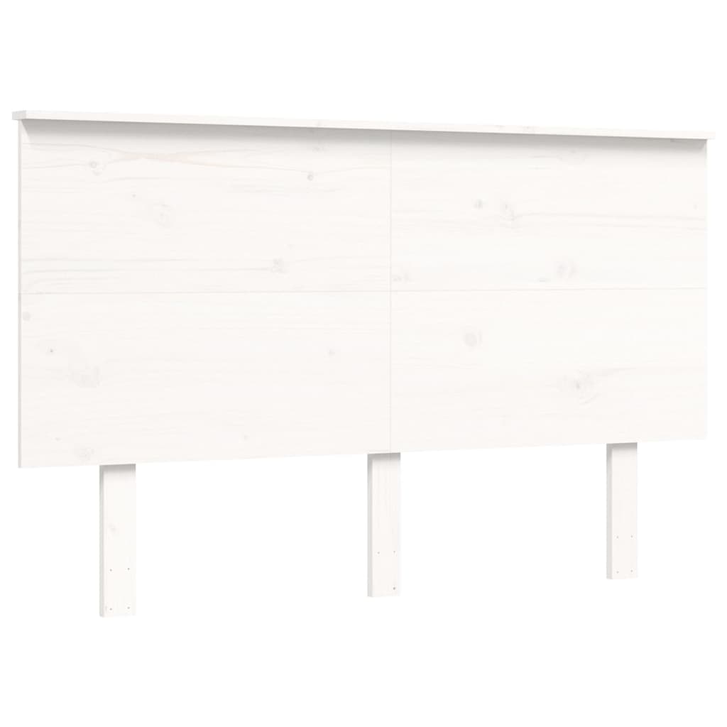 Bedframe zonder matras massief grenenhout wit 140x200 cm is nu te koop bij PeponiXL, paradijselijk wonen!
