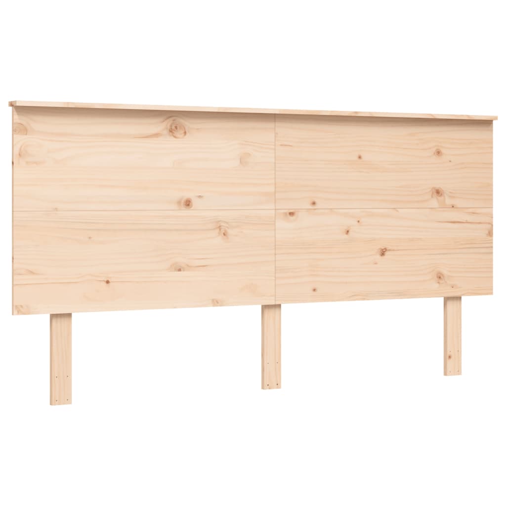 Bedframe met hoofdbord massief hout is nu te koop bij PeponiXL, paradijselijk wonen!