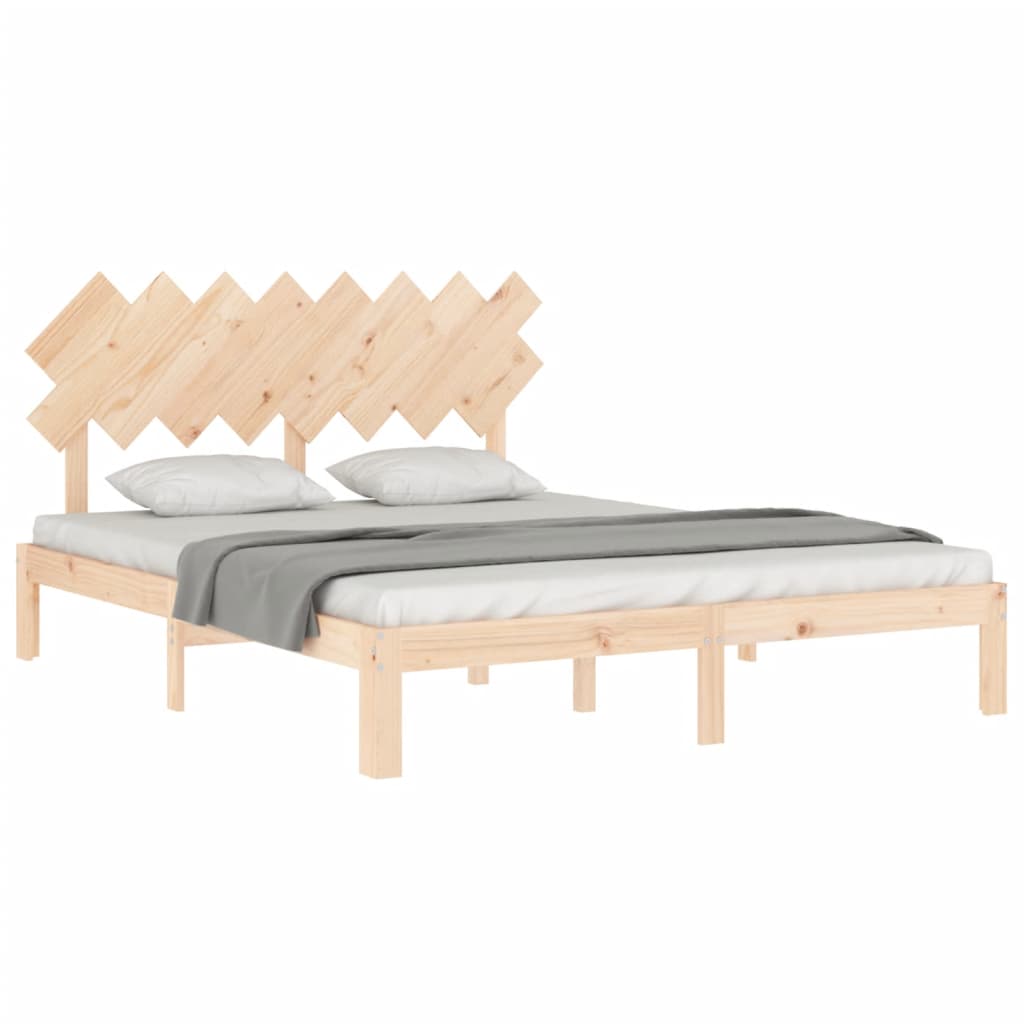 Bedframe zonder matras massief grenenhout 160x200 cm is nu te koop bij PeponiXL, paradijselijk wonen!