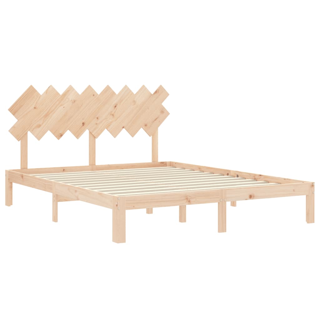 Bedframe zonder matras massief grenenhout 160x200 cm is nu te koop bij PeponiXL, paradijselijk wonen!