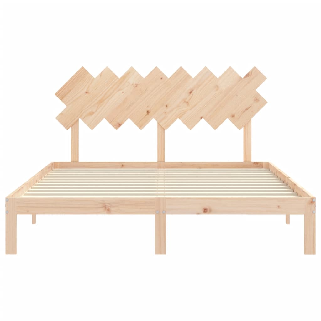 Bedframe zonder matras massief grenenhout 160x200 cm is nu te koop bij PeponiXL, paradijselijk wonen!