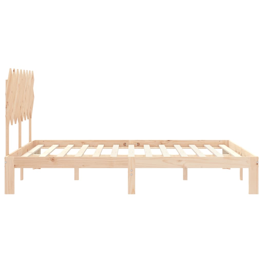 Bedframe zonder matras massief grenenhout 160x200 cm is nu te koop bij PeponiXL, paradijselijk wonen!