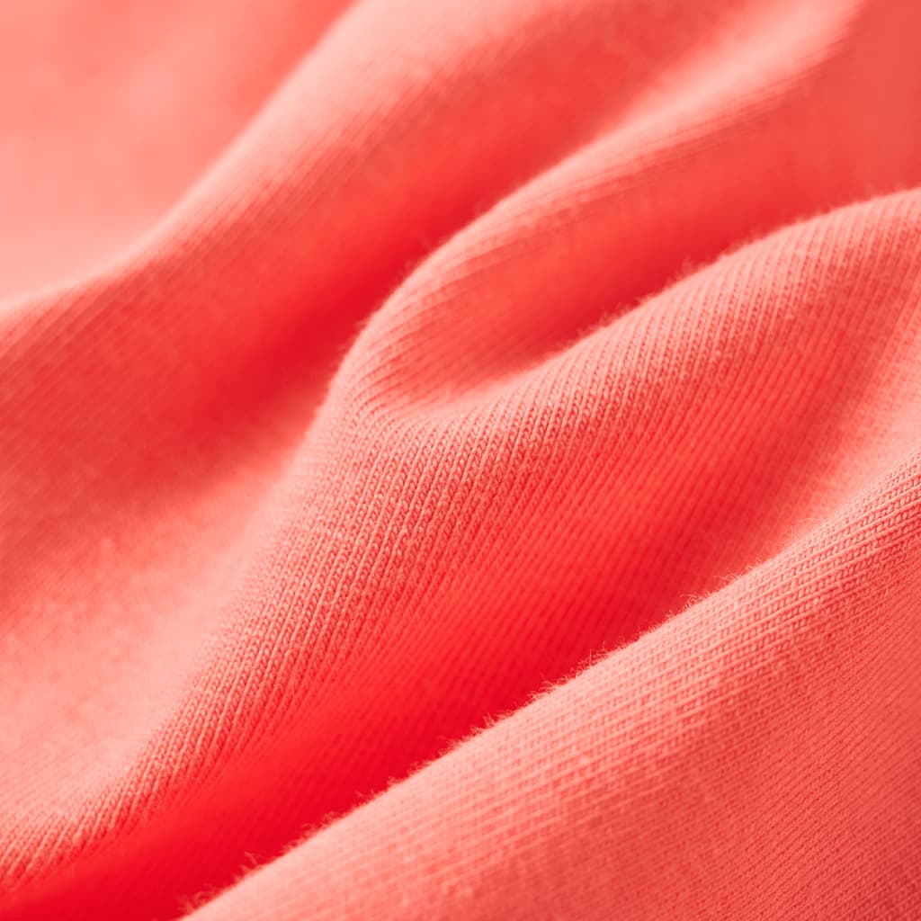 Kindershirt 116 koraalkleurig is nu te koop bij PeponiXL, paradijselijk wonen!