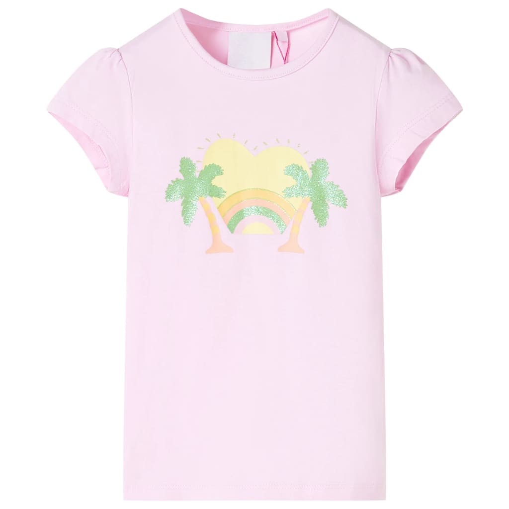 Kindershirt 116 lichtroze is nu te koop bij PeponiXL, paradijselijk wonen!