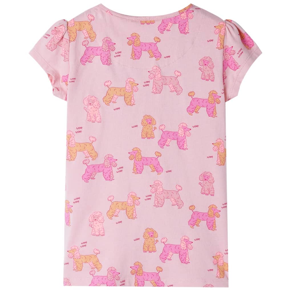 Kinderpyjama met korte mouwen 92 lichtroze is nu te koop bij PeponiXL, paradijselijk wonen!