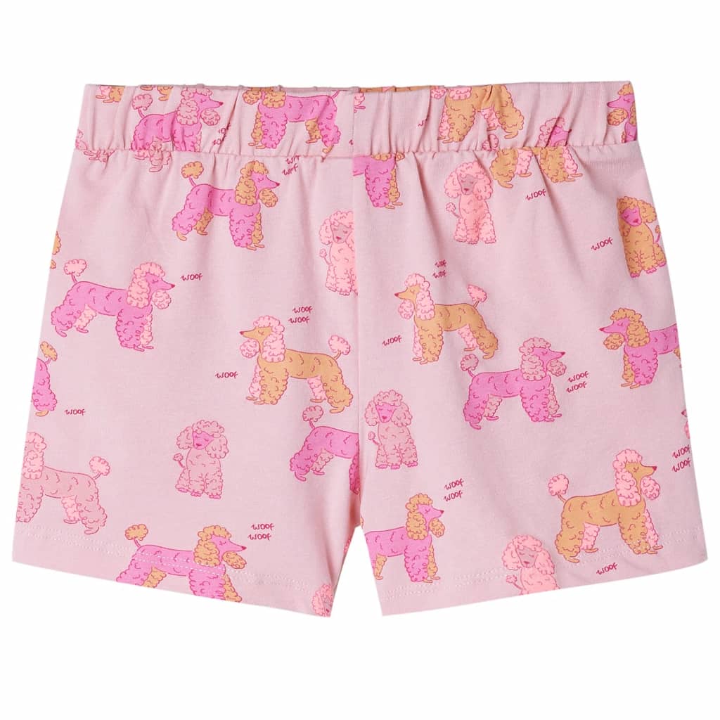Kinderpyjama met korte mouwen 92 lichtroze is nu te koop bij PeponiXL, paradijselijk wonen!