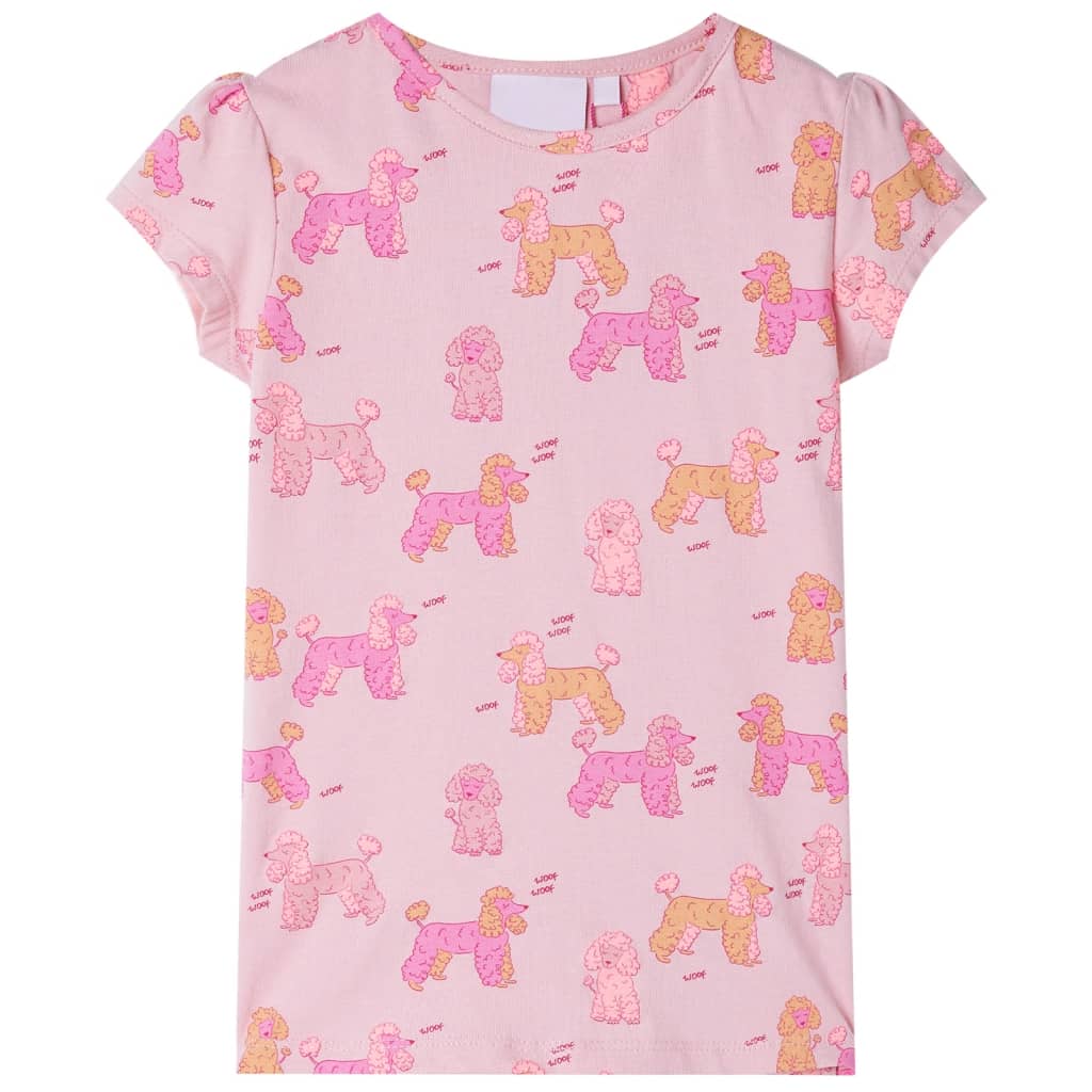 Kinderpyjama met korte mouwen 104 lichtroze is nu te koop bij PeponiXL, paradijselijk wonen!