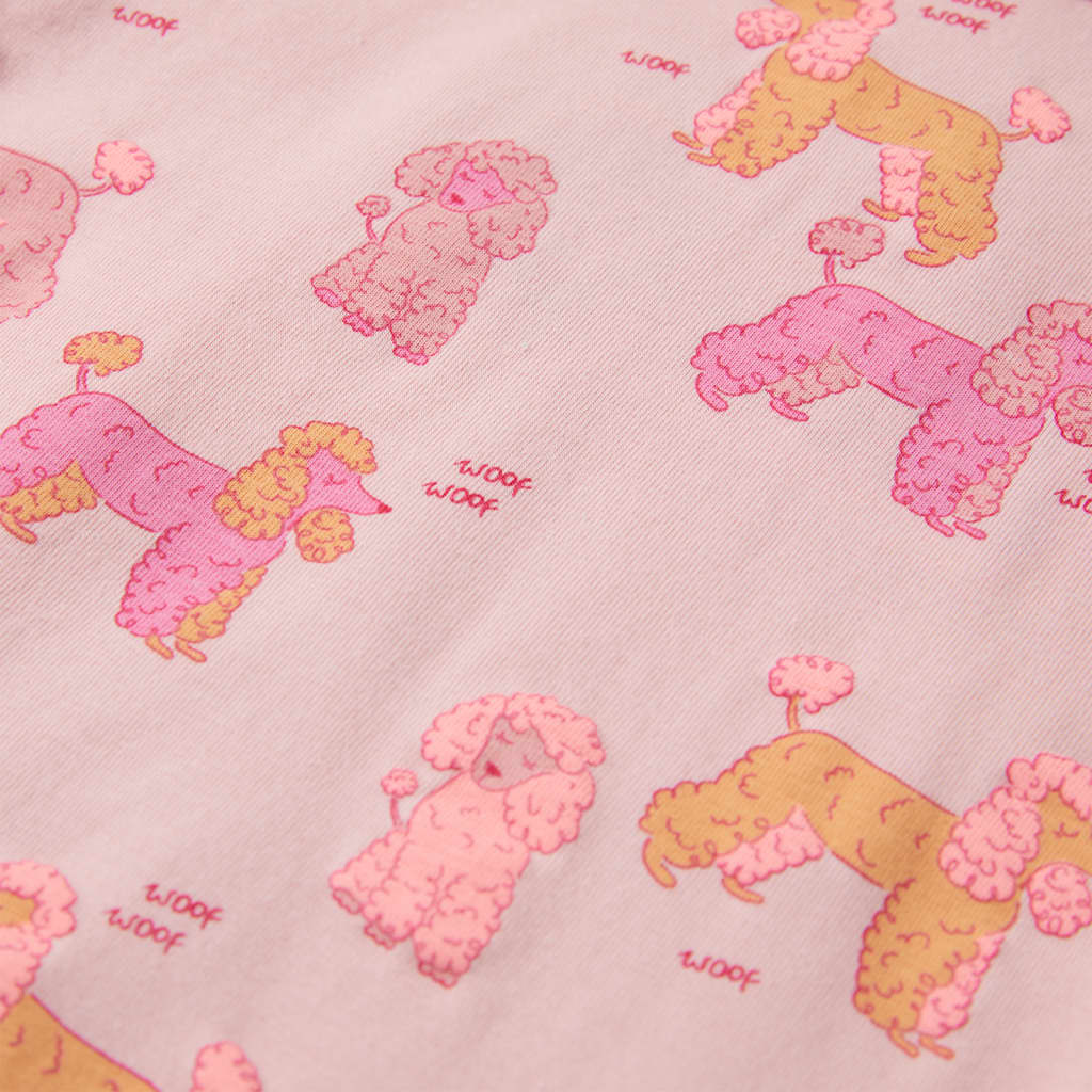 Kinderpyjama met korte mouwen 104 lichtroze is nu te koop bij PeponiXL, paradijselijk wonen!