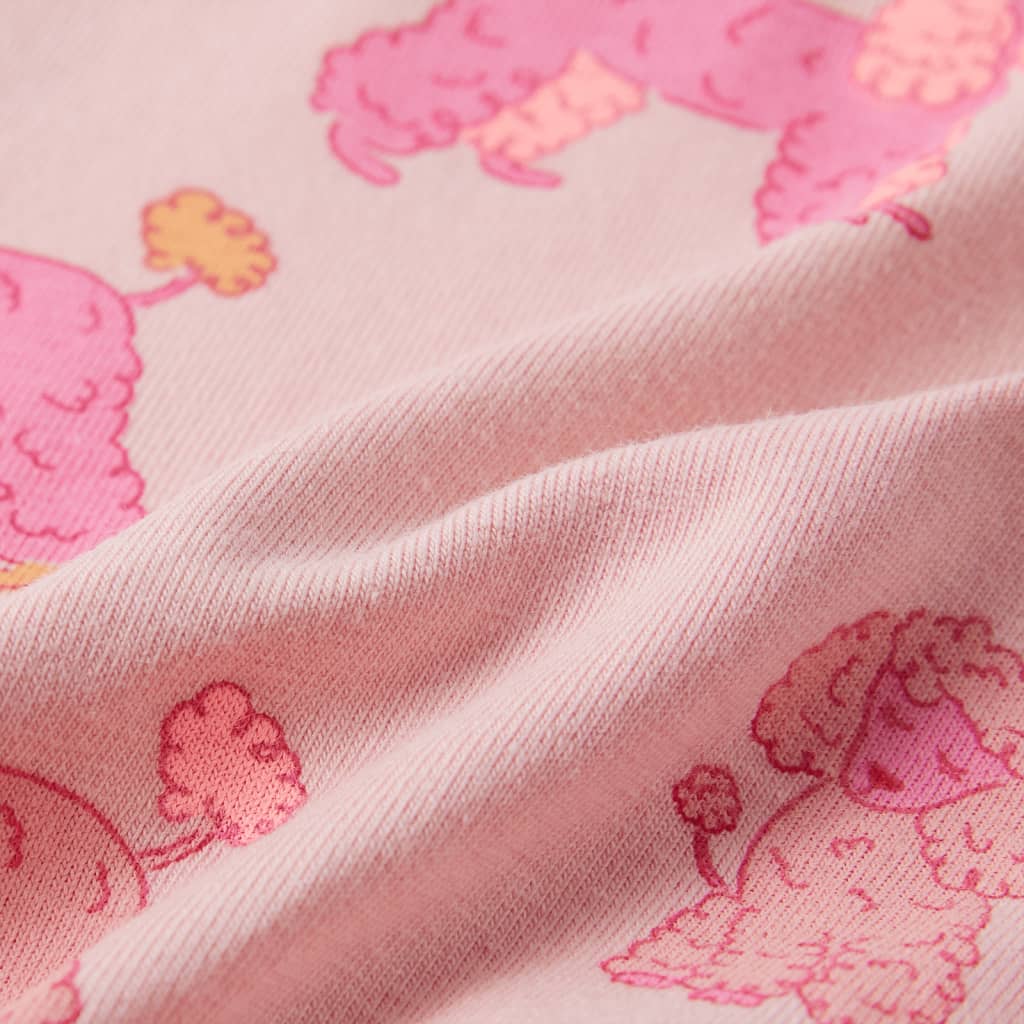 Kinderpyjama met korte mouwen 104 lichtroze is nu te koop bij PeponiXL, paradijselijk wonen!