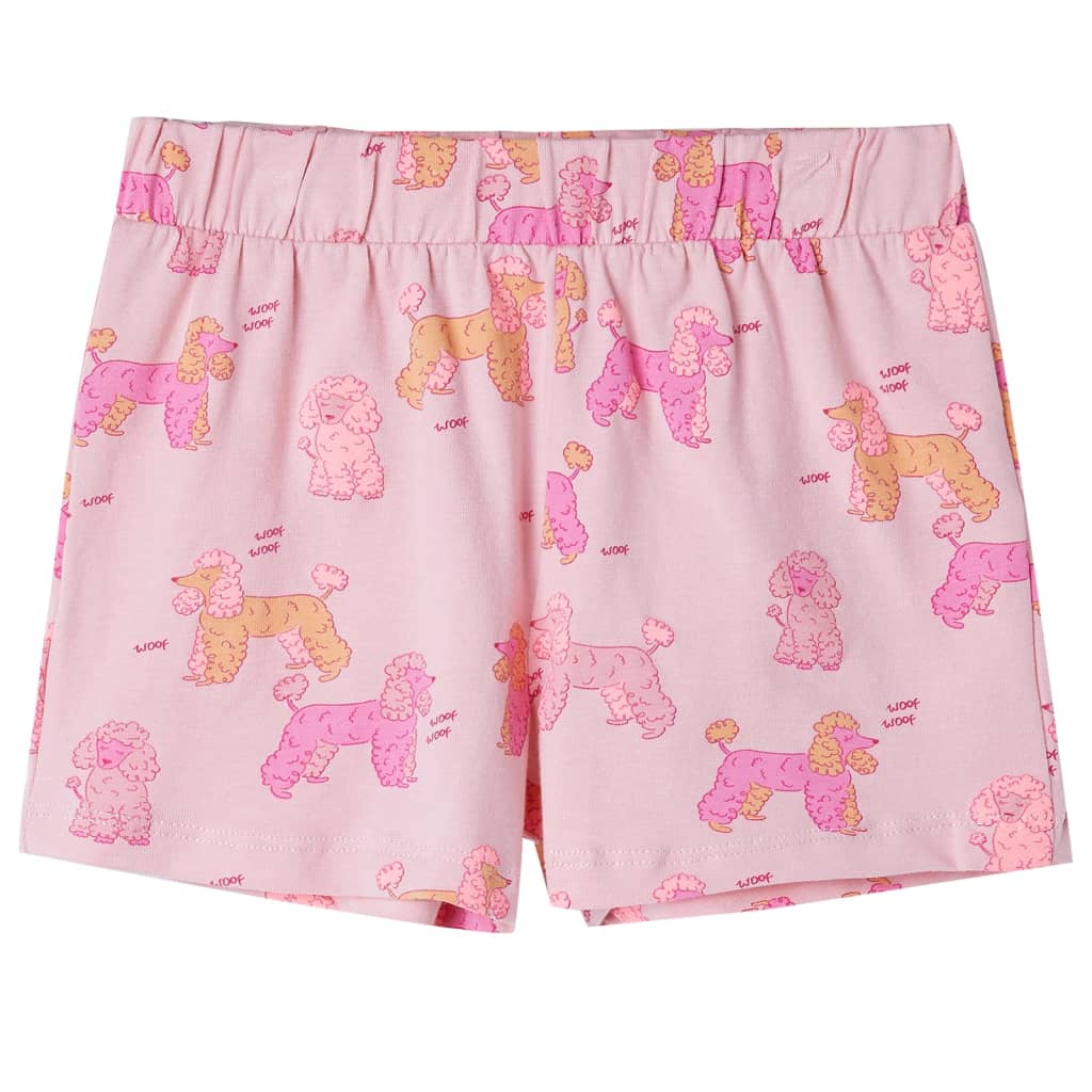 Kinderpyjama met korte mouwen 104 lichtroze is nu te koop bij PeponiXL, paradijselijk wonen!