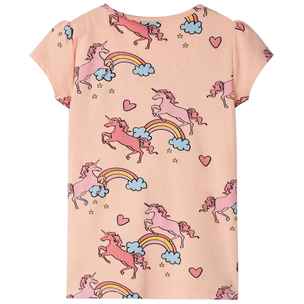Kinderpyjama met korte mouwen 104 lichtoranje is nu te koop bij PeponiXL, paradijselijk wonen!