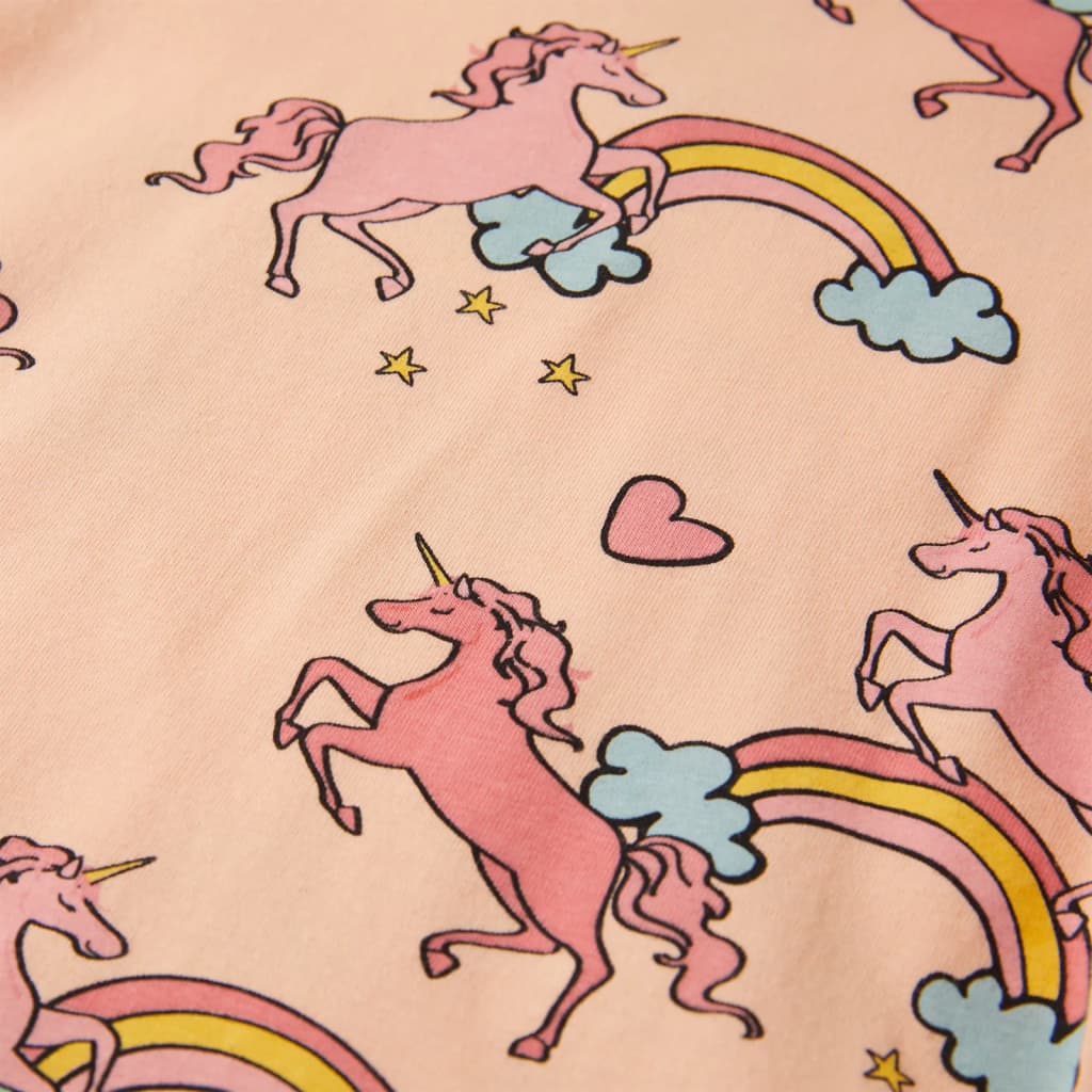 Kinderpyjama met korte mouwen 104 lichtoranje is nu te koop bij PeponiXL, paradijselijk wonen!