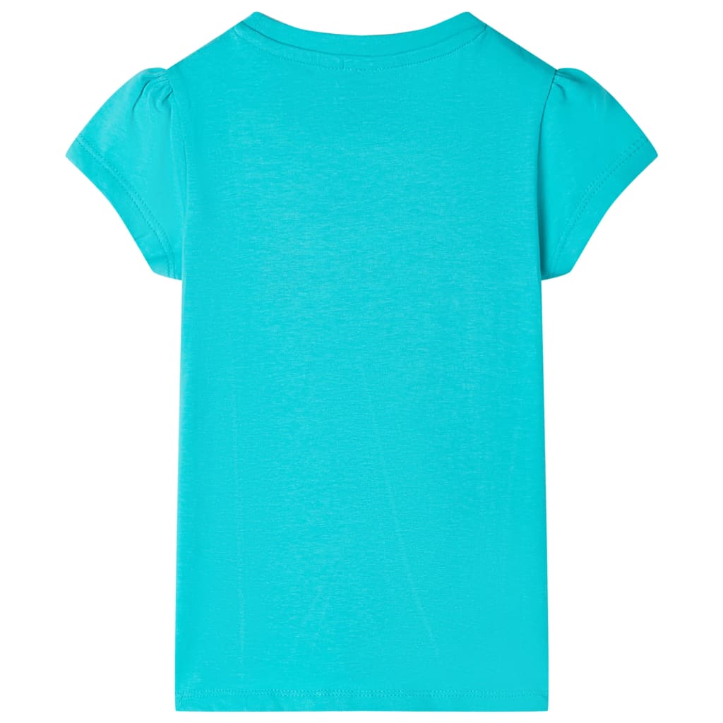 Kindershirt 116 mintkleurig is nu te koop bij PeponiXL, paradijselijk wonen!