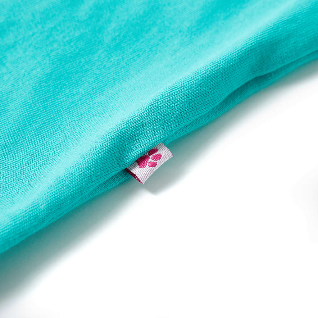 Kindershirt 116 mintkleurig is nu te koop bij PeponiXL, paradijselijk wonen!
