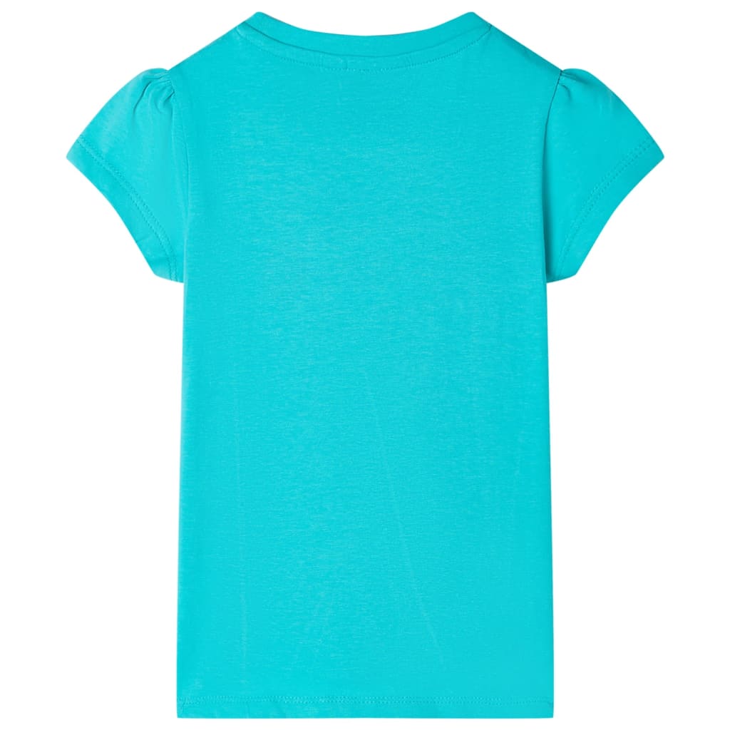 Kindershirt 128 mintkleurig is nu te koop bij PeponiXL, paradijselijk wonen!