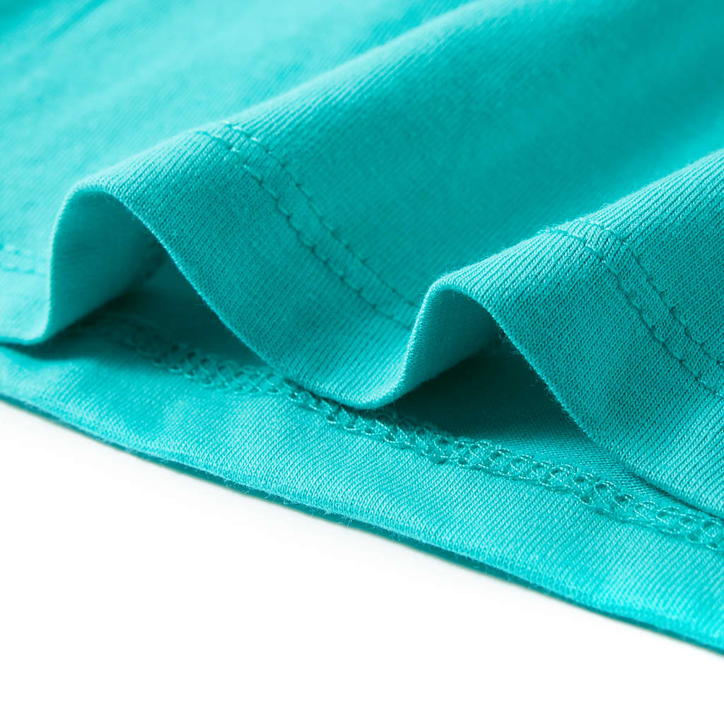 Kindershirt 128 mintkleurig is nu te koop bij PeponiXL, paradijselijk wonen!